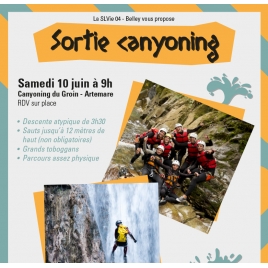 SORTIE CANYONING