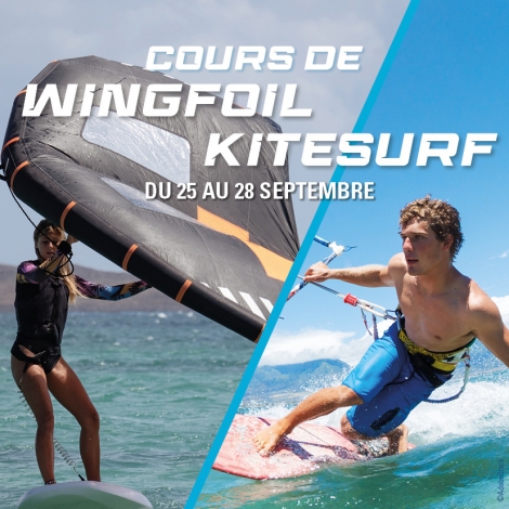 COURS DE KITESURF OU WINGFOIL