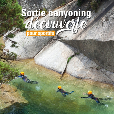 SORTIE CANYONING POUR LES SPORTIFS