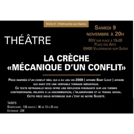 THEATRE - LA CRECHE "MECANIQUE D'UN CONFLIT"