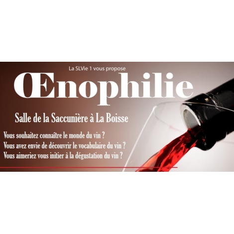 SECTION OENOPHILIE LA BOISSE - ANNEE 2025