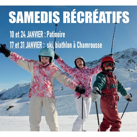 SAMEDI RECREATIF - 10 JANVIER - PATINOIRE