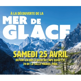 à la découverte de la MER DE GLACE