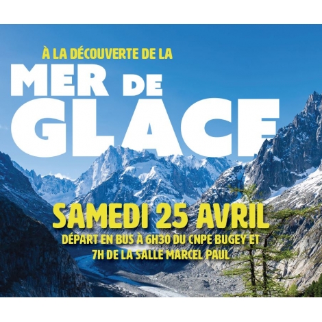 à la découverte de la MER DE GLACE