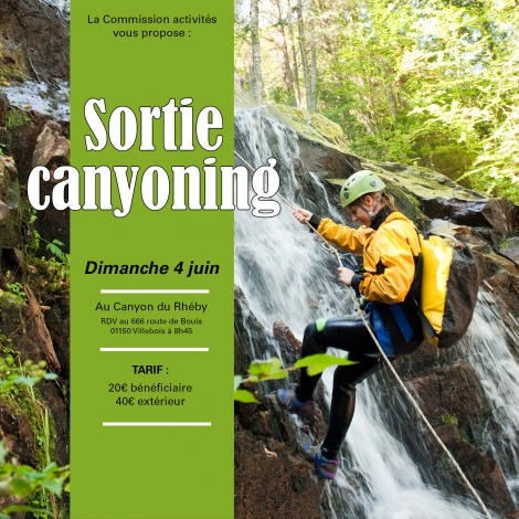 SORTIE CANYONING